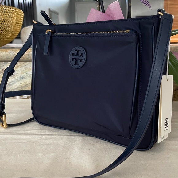 Tory Burch Bags New Tory Burch Nylon Crossbody Navy Blue Poshmark